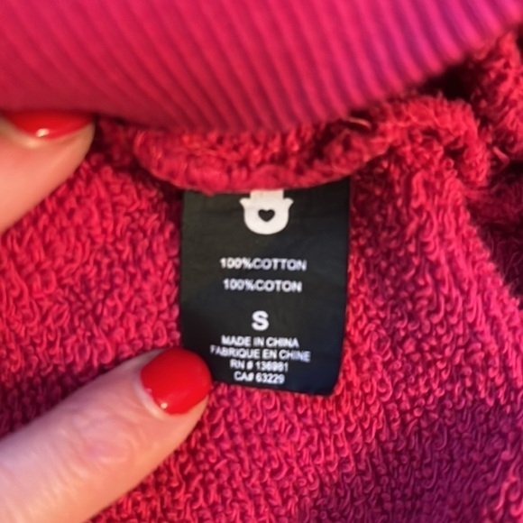 SPIRITUAL GANGSTER X PELOTON Let Your Spirit Move You Pink Crewneck Size Small - Picture 11 of 12